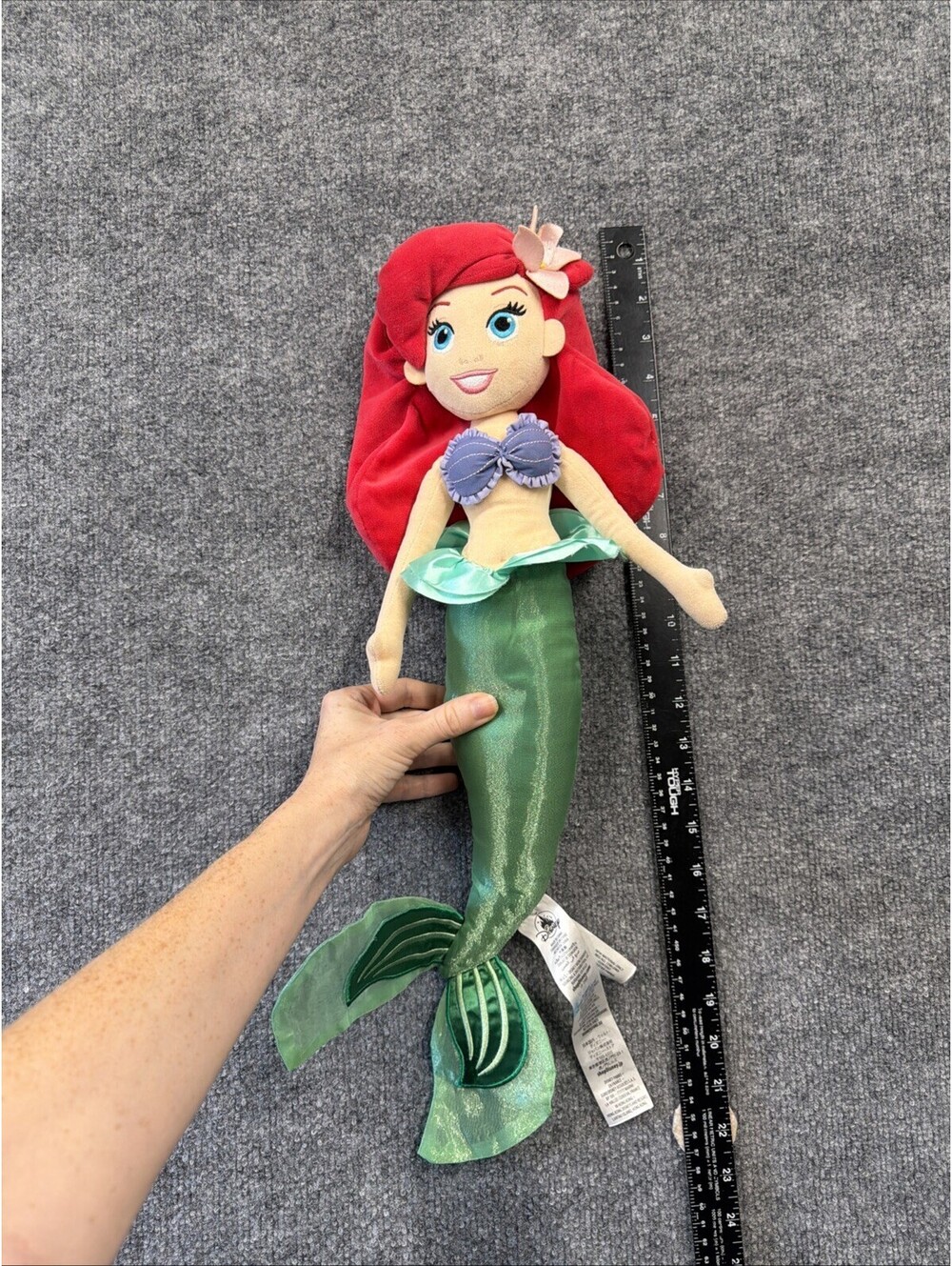 2020 Disney Parks - Ariel - 18” Plush Doll Stuffed Toy - The Little Mermaid